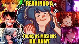 Reagindo a TODOS os raps de anime da Anny [upl. by Aroled900]