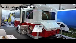 Der Wohnwagen Cube 440 ganz neu und anders  Caravan Messe Düsseldorf 2024 [upl. by Akcirederf]