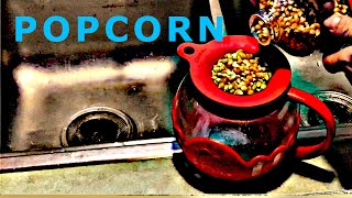 Popcorn with Glass Microwave Popper [upl. by Jagir]