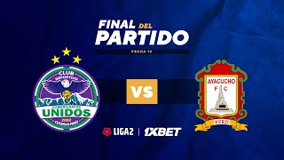 ⚽ COMERCIANTES UNIDOS VS AYACUCHO FC  LIGA 2 1XBET  FECHA 15 [upl. by Ulrica614]