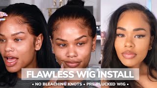 BEST FLAWLESS WIG INSTALL FOR BEGINNERS  START TO FINISH LACE WIG INSTALL  Arnellarmon [upl. by Ellehcyt]