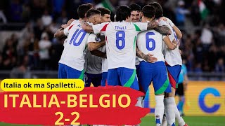 ITALIABELGIO 22 Gli Azzurri Brillano Spalletti delude [upl. by Nevaed453]