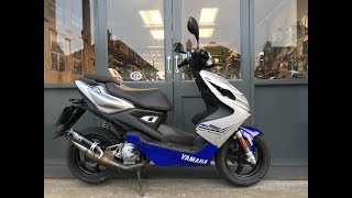 Yamaha Aerox 50cc Scooter For Sale At Hastings Motorcycle Centre [upl. by Herzig]