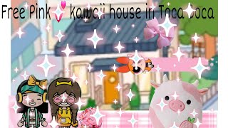 Free Pink Kawaii house im Toca Boca [upl. by Hyacinth]