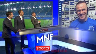 “Your top was horrendous” “A bit like your hairline”  Wayne Rooney amp Jamie Carraghers MNF banter [upl. by Kalli]