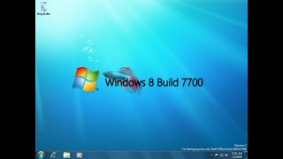 Taking a look at Windows 8 Build 7700 [upl. by Tiffanle985]