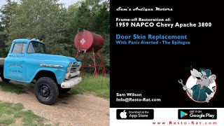 Door Skin Repair  Segment 10 – 1959 NAPCO Chevy Apache 1Ton [upl. by Idnor]