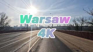 Warsaw 4k driving  Feb 16 2024 [upl. by Spenser]