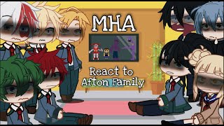 MhaBnha React to Afton Family Memes•FNAF•credits in the desc•kalizma deff• [upl. by Shumway48]