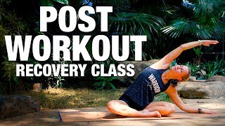 Post Workout Recovery Yoga Class  Five Parks Yoga [upl. by Wilmette]