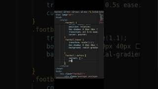 Create football using html and css shorts coding python football html css webdevelopment [upl. by Griffin]