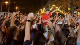 England Fans Party On Street of Berlin  Prepare EURO 2024 Final [upl. by Attekahs]