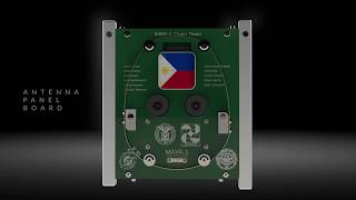 Animation of MAYA1 The Philippines first CubeSat [upl. by Golliner]