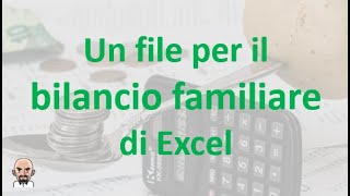 Bilancio familiare stato patrimoniale e conto economico con Excel [upl. by Aerised254]