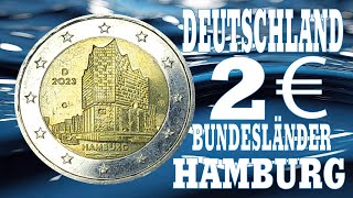 DEUTSCHLAND 2 EURO BUNDESLÄNDER HAMBURG SERIE 2 [upl. by Hanauq805]