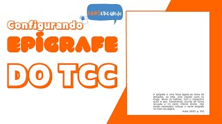 09  EPÍGRAFE para TCC conforme NBR 14724 Atualizada 2022 [upl. by Hamian735]