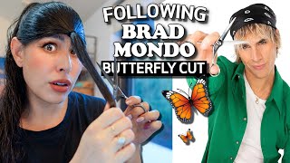 I tried cutting my own hair and following a Brad Mondo tutorial Butterfly Cut [upl. by Vijar]