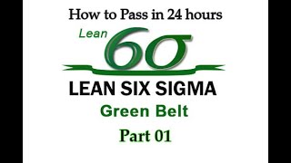 Six Sigma Green Belt Training Video  Six Sigma Tutorial Videos Part 2 [upl. by Tobe196]