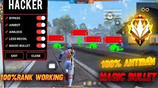 Free fire  Max🔥latest Vip 100℅ Antiban Headshot Injecter  location hack Invisible ©Bellara blrx [upl. by Rudd]