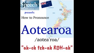 How to Pronounce Aotearoa in Māori [upl. by Quiteri]