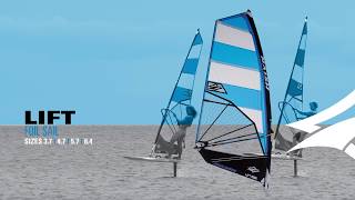 2019 Naish Lift  Foil Sail [upl. by Imoyn870]