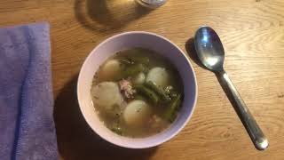 Ham Hock Green Bean and Potato Soup in Beer Land [upl. by Sherourd311]