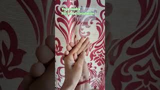 Yoga mudra for blood circulation accupressure yogaasana exercise yogamudra mudrayoga yogapose [upl. by Pelligrini]