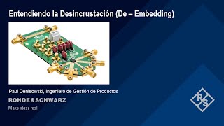 Tecnicas de deembedding en mediciones del analizador de red vectoriales [upl. by Howes]