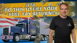 Quarterly IFTA  Do this to file your fuel tax return [upl. by Calley]