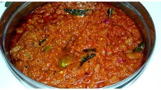 தக்காளி சட்னி செய்வது எப்படி  How To Make Tomato Chutney  South Indian Recipe [upl. by Asilak]