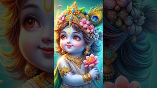 Jay shree Krishna 🙏krishna ytshorts trendingshorts trending song cutukrishna [upl. by Udele]