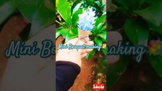 Bouquet Making 💐flower art creative shorts viralvideo youtube [upl. by Lipski]