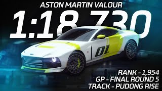 118730 STOCK  Aston Martin Valour  Grand Prix Final Round 5  Asphalt Legends Unite [upl. by Beeson]