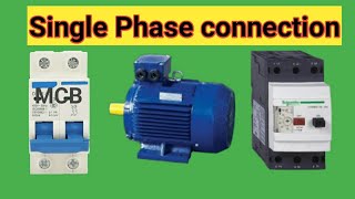 baldor Motar working diagrams single Phase connection with MCB 220w motarmpcbconnection [upl. by Gnilrac815]