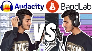 Audacity vs BandLab for Home Studio Singing  My favorite is   HindiUrdu [upl. by Leval]