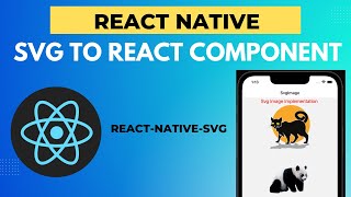 EP12 How to use SVG in reactnative  SVG to react component [upl. by Charin]