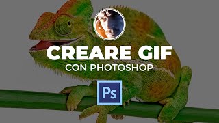 Creare e salvare una GIF con Photoshop tutorial ita  formato gif animata animazione ed export gif [upl. by Grubb]