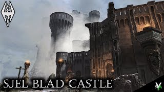 SJEL BLAD CASTLE Massive Castle Player Home Xbox Modded Skyrim Mod Showcase [upl. by Analli]