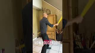 Arnis Step by Step Tutorial “REVERSE SINAWALI” How to Filipino Martial Arts Striking pattern FMA [upl. by Anairuy]