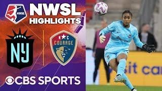 NJNY Gotham FC vs North Carolina Courage Extended Highlights  NWSL  CBS Sports Attacking Third [upl. by Yrelbmik]