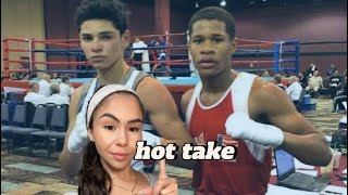 Hot take on Devin Haney vs Ryan Garcia👀 [upl. by Ziladnerb396]