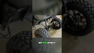 EZGO TXT 2018 upgrade lift kit and new wheels and tires shorts golfcart [upl. by Madian]