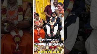 Napoleon Son Dhanoosh Wedding in Japan 💑 wedding nepoleon dhanush japan handicappedlifestyle [upl. by Nob]