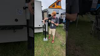 How to Secure Your Camper from Thieves Camper jack locks shorts [upl. by Nodlehs]