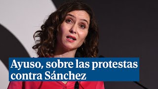 Ayuso pide explicaciones al Gobierno ante las cargas policiales en Ferraz [upl. by Valeda]