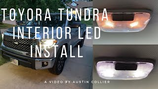 Toyota Tundra interior LED light upgrade [upl. by Ocire]