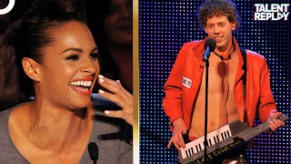 The Power of Keytar Maarty Broekman Wows Alesha  Britains Got Talent [upl. by Ardeha]