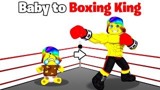 BABY Tofuu to BOXING King 🥊👑 Roblox [upl. by Ayram]