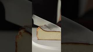 The Creamiest Burnt Cheesecake Youll Ever Try 🍰🔥🧀✨ youtubeshorts shortvideo [upl. by Kalina]