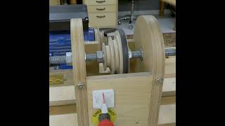 DIY Wooden Lathe Upgraded Version shorts [upl. by Bascio470]